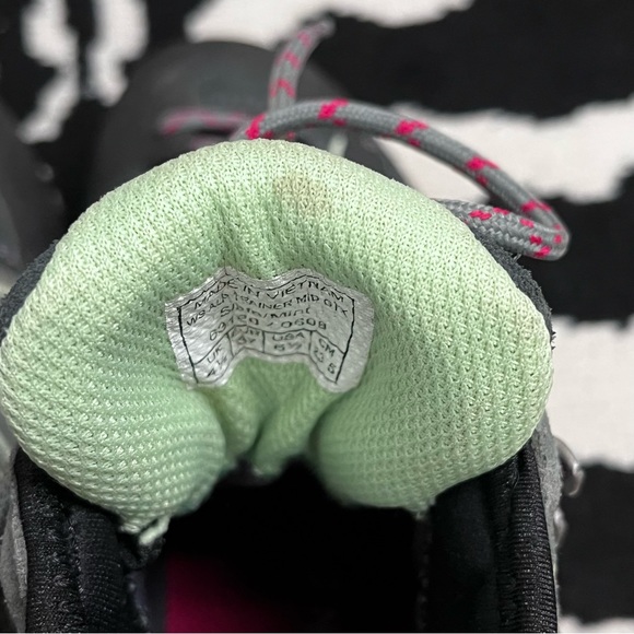 Salewa ALP TR MID GTX Mountain Trainer Hiking Boot Gortex Slate/Mint Size 6.5 - Picture 11 of 14